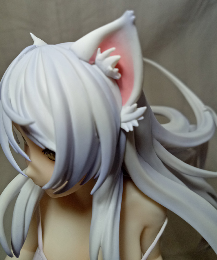 hanekawa tsubasa black hanekawa  left ear not so bad