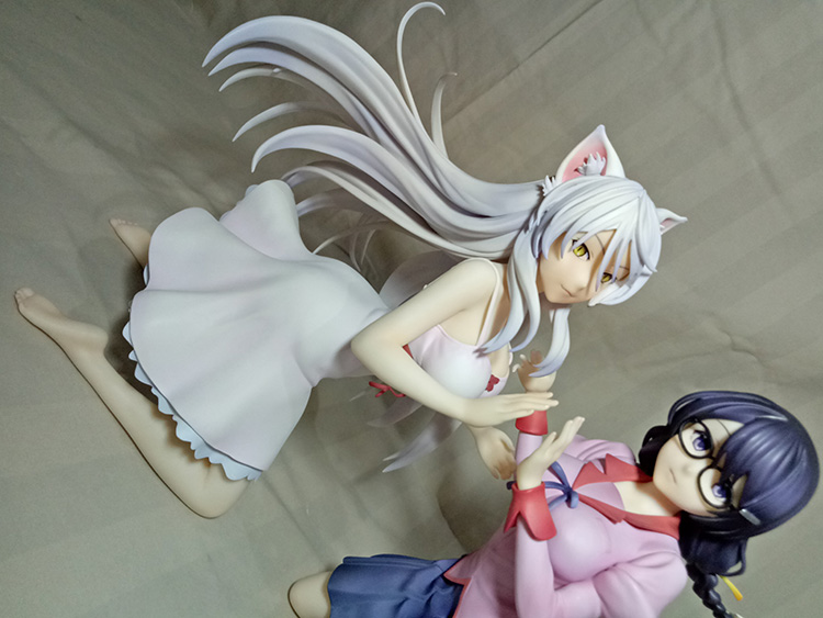 hanekawa tsubasa black hanekawa side-by-side