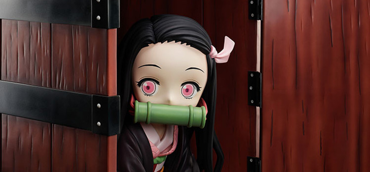 life size nezuko statue