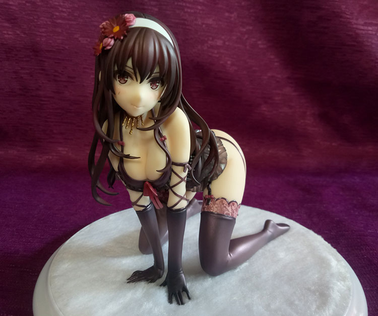 utaha kasumigaoka lingerie version alter front view close up