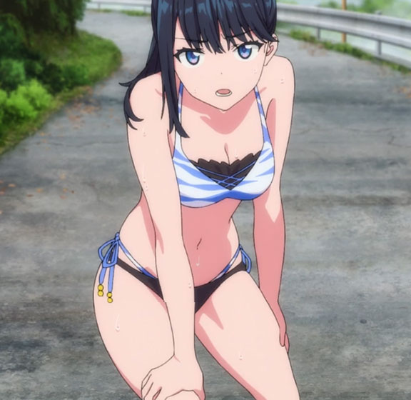 rikka takarada swimsuit anime