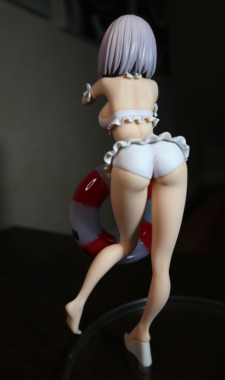 akane shinjou aquamarine swimsuit figure back