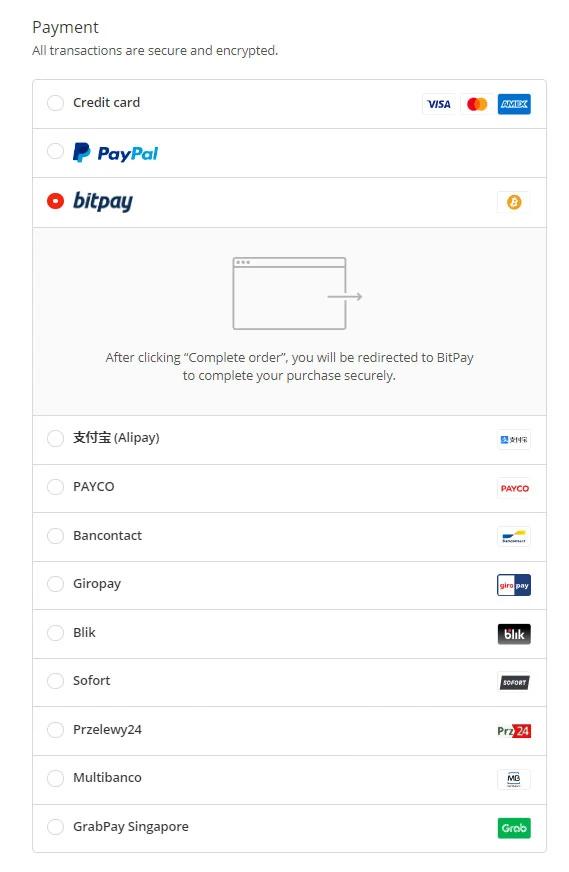 solaris japan payment options