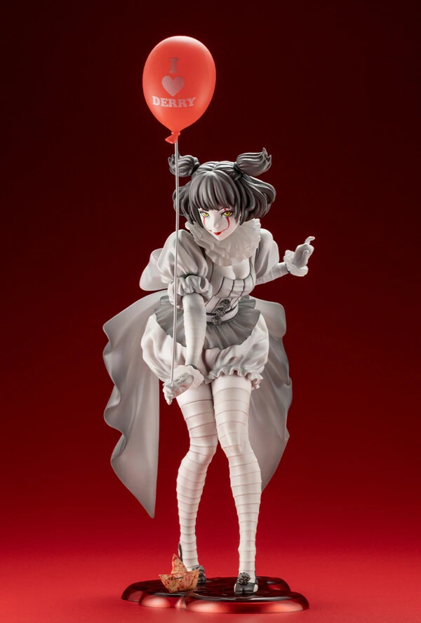 It 2017 Pennywise Bishoujo Statue Horror Bishoujo Monochrome Ver Kotobukiya