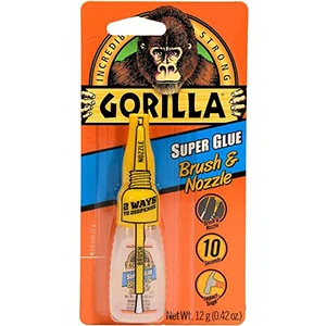 fix anime figures gorilla super glue with brush applicator